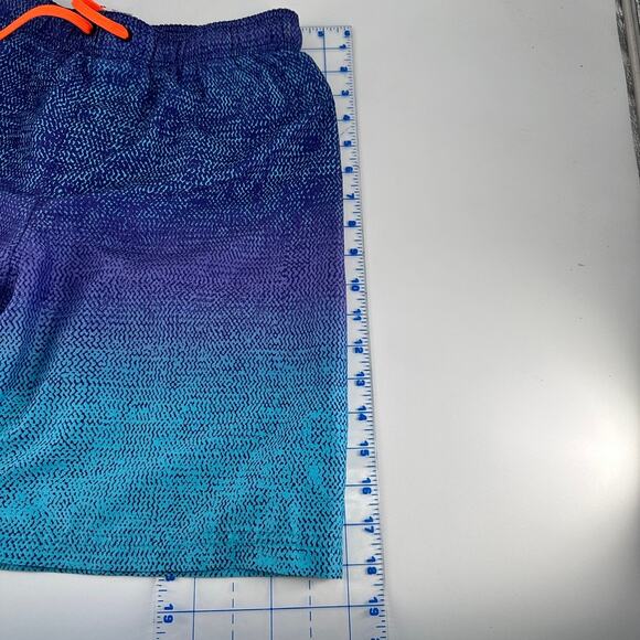 Under Armour Boys Swim Trunks YXL Blue orange Lined Mesh Shorts - Picture 7 of 10
